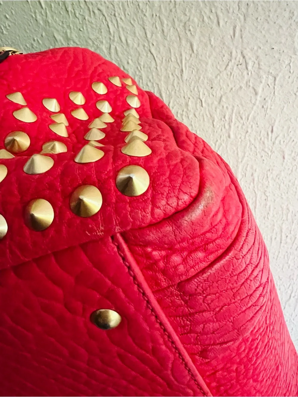 MCM Keana Medium Boston Studded Satchel